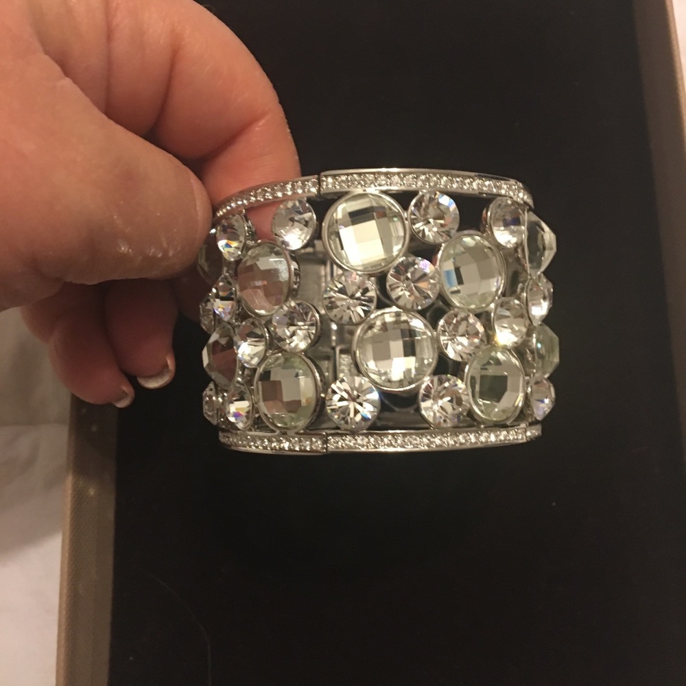 Zirconia Cuff Bracelet